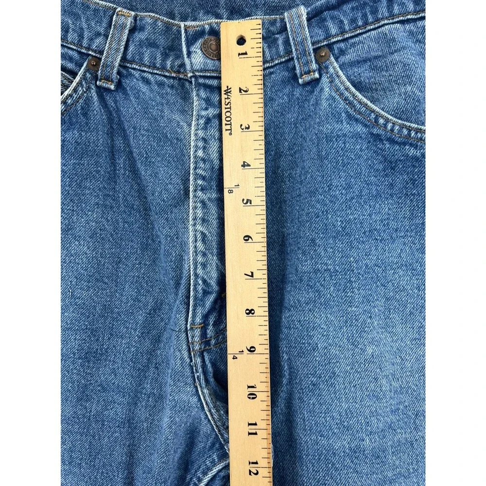 Vtg 80s Levis 517 Orange Tab Jeans 34x30 USA Made Bootcut Denim April 1987 585